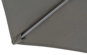 ROJAPLAST Slnečník naklápací, 3 m, sivý