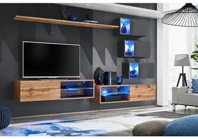 Obývacia Stena Switch Xxiv Wotan/Grafit