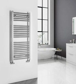 Aqualine Aqualine, ALYA vykurovacie teleso oblé 500x1110mm, chróm, LLC201