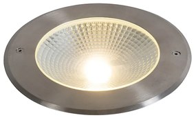 Moderný zemný reflektor oceľ vrátane LED 20W - Bridge