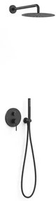 TRES Study Exclusive sprchový systém pod omietku vrátane podomietkového telesa čierna mat 26228004NM