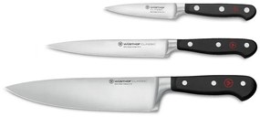 Wüsthof Wüsthof - Sada kuchynských nožov CLASSIC 3 ks čierna GG300