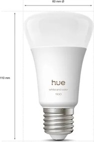 Základná sada Philips Hue WACA 2xE27/8,1W 1000-20000K  + zariadenie na pripojenie