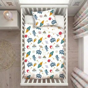 Carbotex Obliečky do postieľky 100x135 + 40x60 cm - Vesmírna misia