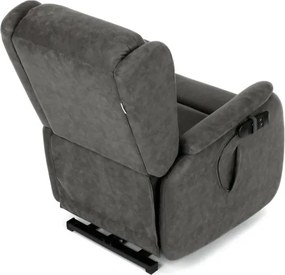 Polohovacie kreslo čierne, elektrické TV-L8902 BK3