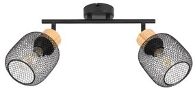 Brilagi - Bodové svietidlo BASKLITE 2xE27/15W/230V kaučukovník/čierna