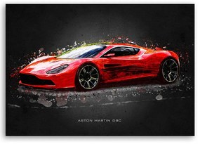 Gario Obraz na plátne Červený Aston Martin - Gab Fernando Rozmery: 60 x 40 cm