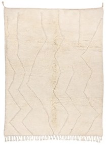 Ručne tkaný vlnený koberec BERBER MR4315 Beni Mrirt berber Boho, béžový