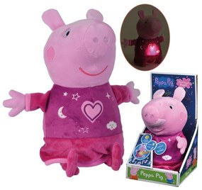 9261016 DR Plyšová lampička s melódiou - Peppa Pig 25 cm