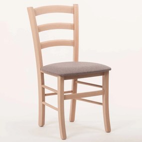 Stima stolička PAYSANE s čalúneným sedákom Vyberte odtieň ->: Dub Sonoma, Vyberte látku ->: LUX Sivá 5