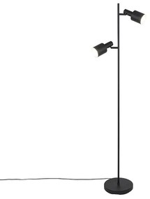 Moderná stojaca lampa čierna 2-svetlo - Stijn