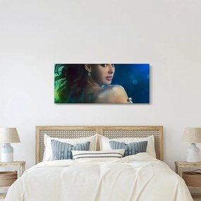 Obraz - Pohľad mladej ženy (120x50 cm)