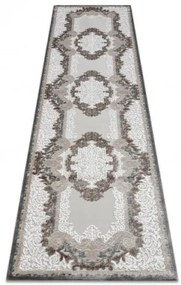 Koberec/ behúň AKRYL VALS 0074 Ornament sivý