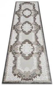 Koberec/ behúň AKRYL VALS 0074 Ornament sivý