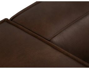 Tmavohnedá kožená rohová pohovka (variabilná) Madame - Windsor &amp; Co Sofas