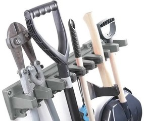 Prosperplast Držiak na náradie, organizér do dielne MULTIHOLDER s 9 úchytmi - 60x13