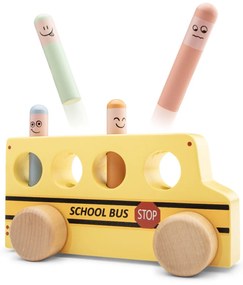 Pop-up - vyskakovacie kolíčky - školský autobus