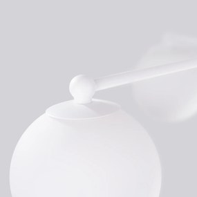 Stropné svietidlo Astral, 3x biele sklenené tienidlo, w