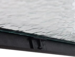 TRENDIE Záhradný stôl so sklom 120x70cm