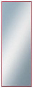DANTIK - Zrkadlo v rámu, rozmer s rámom 50x140 cm z lišty Hliník červená m. (7002244)