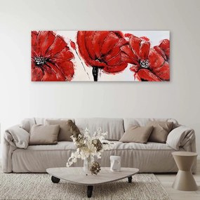 Gario Obraz na plátne 3 červené maky Rozmery: 90 x 30 cm