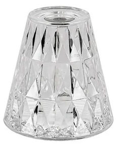 Rabalux 76004 stolná LED lampa Siggy, priehľadná