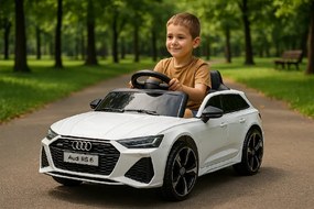 Elektrické autíčko Audi RS 6 biele