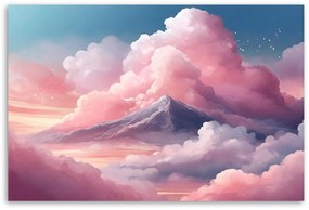 Gario Obraz na plátne Ružové oblaky a obloha Rozmery: 120 x 80 cm
