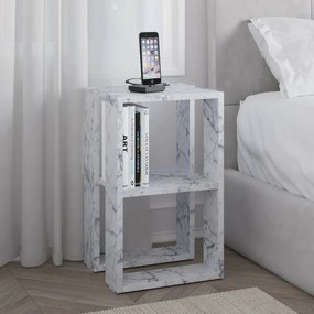 Nočný stolík Lonie Carrara Marble