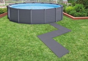 Ochranná penová podložka Intex šedá