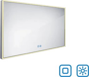 Nimco LED zrkadlo 1200x700 s dvoma dotykovými senzormi - ZP 13006VX