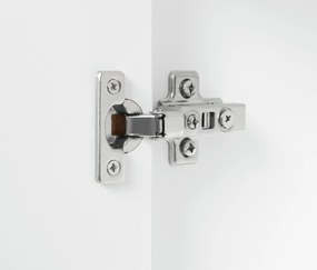 Vysoká skrinka do kúpeľne »Eklund« s bočným priečinkom