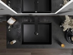 Mexen Goya, umývadlo na dosku 51 x 37 cm, čierna matná, 22185085