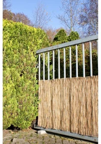 Balkónová zástena z prútia v prírodnej farbe 300x100 cm – Garden Pleasure