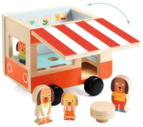 Obytné auto s medveďou rodinkou