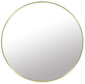 Zlaté nástenné okrúhle zrkadlo LEOBERT - rôzne veľkosti Priemer zrkadla: 80 cm