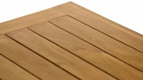 Divero 47267 Odkladací teakový stolík Divero - 50 cm