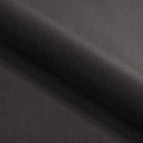 Čierna zamatová rozkladacia rohová pohovka (pravý roh/do L) York Blik – Ropez