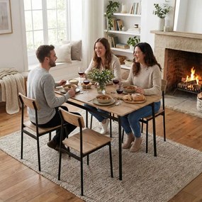 Sada nábytku do jedálne, kuchyne, stôl, 4 stoličky MALMO