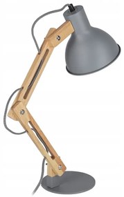 Stolná lampa 1xE27/40W/230V sivá