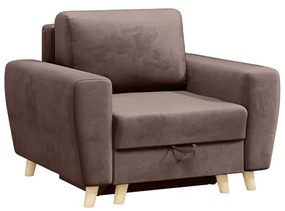 PROXIMA.store - Rozkladacie kreslo - prístelka s roštom MADERA DRUH LÁTKY: CONCEPT - 1