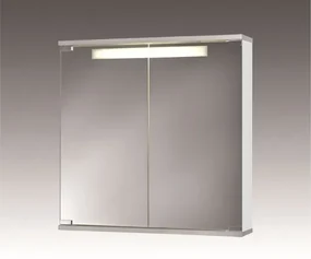 Zrkadlová skrinka s osvetlením Jokey 60x65 cm MDF biela CENTO60LS