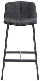 Muubs Barová stolička CHAMFER 65 cm, antracitová