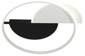 LED Stmievateľné svietidlo LED/70W/230V 3000-6500K biela/čierna + diaľkové ovládanie