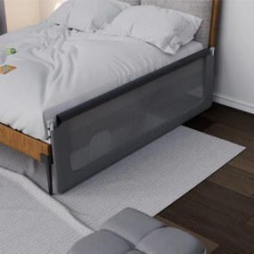 Bezpečnostná zábrana na posteľ Cover 30 sivá 200 cm