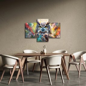 Obraz - Maľba sovy (90x60 cm)