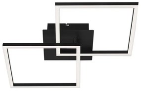 Briloner 3210-015 - LED Stmievateľné stropné svietidlo FRAME 2xLED/11W/230V čierna