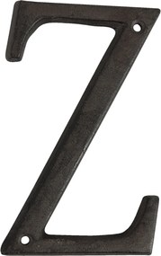 Nástenné kovové písmeno Z - 13 cm
