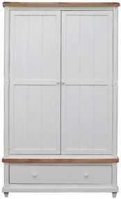 furniture-nabytek.cz - Rustikálna šatníková skriňa 120x200x60 z dreva mango