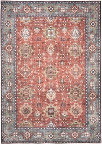 TA Koberec Y-186 FLANNEL PRINTED Sivý (flanelový) Obdĺžnikový Rozmer: 80x150 cm